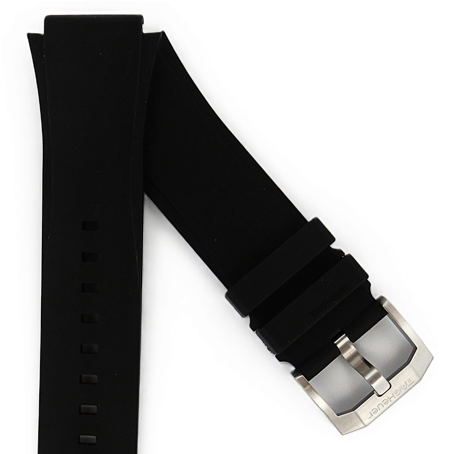TAG Heuer Formula 1 BT0033 CAZ2082 Rubber strap, black / satin-finished steel tongue buckle 18.5mm - Genuine OEM