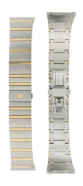 OMEGA Constellation Double Eagle 120.31.000 Steel/18ct 3N Gold Bracelet 25.40mm Deployment Butterfly 020DB1654937, 1654/937, 7612882557102 - Genuine OEM