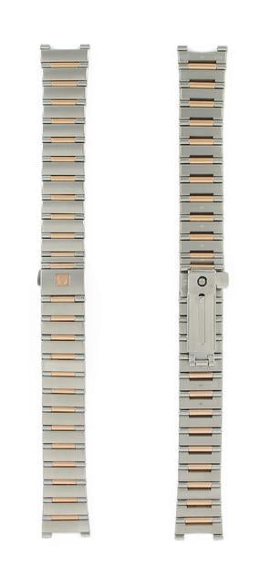 OMEGA Constellation 111.25.26.60.55.001 Bracelet 6552/864 Stainless Steel / Rose Gold 16.30 mm Ref 020DI6552864, 7612882519957 – Genuine OEM