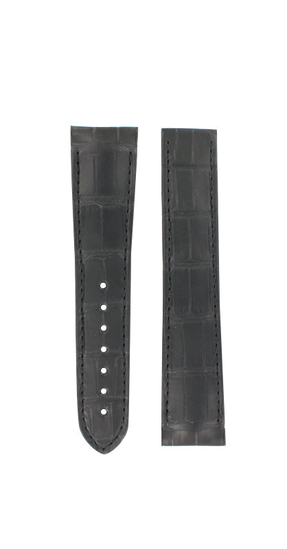 OMEGA Speedmaster Moonwatch 032CUZ005170 Black Alligator Strap 21mm | Genuine OEM