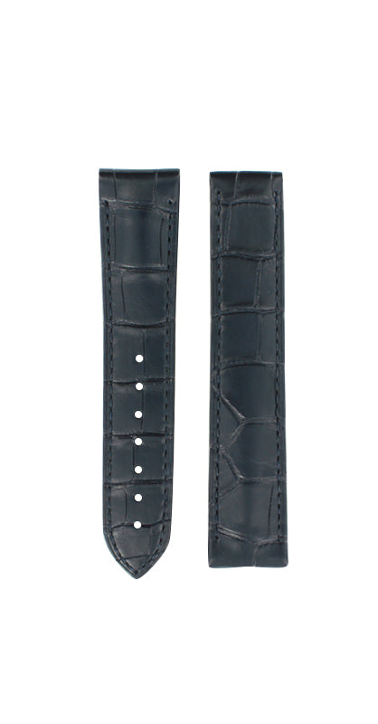 OMEGA Constellation Globemaster 130.33.41.22.06.001 Blue Alligator Strap LONG 20mm Ref 032CUZ005802, 7613304154954 - Genuine OEM