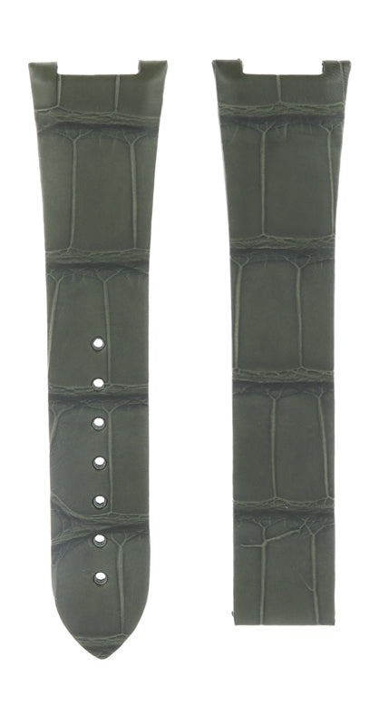 OMEGA Constellation 131.23.39.20.02.002 Green Alligator Strap LONG 18mm Ref 032CUZ010732 EAN 7613304262161 – Genuine OEM