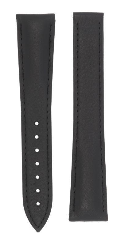 OMEGA Speedmaster Moonwatch Professional 032CUZ014606 Black Calf Leather Strap Short 20mm | Genuine OEM