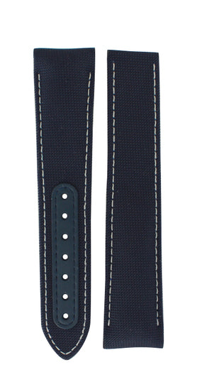 OMEGA Seamaster Aqua Terra 231.92.43.22.04.001 Reinforced Fabric Blue Strap 21mm Ref 032CWZ002522, 7613304084855 – Genuine OEM