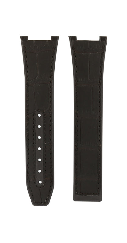 OMEGA Constellation 131.23.41.21.06.002 Brown Rubber-Alligator Strap LONG 18mm Ref 032RUZ012632 EAN 7613304276342 – Genuine OEM