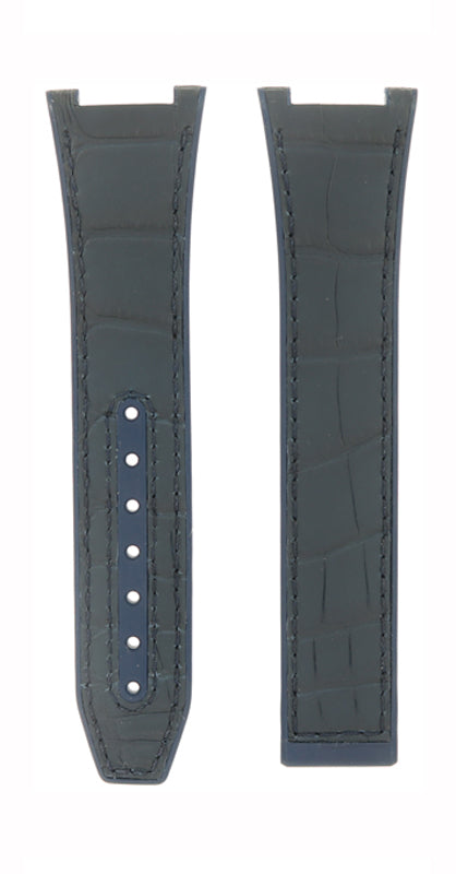 OMEGA Constellation 131.23.41.21.03.001 Blue Rubber-Alligator Strap LONG 18mm Ref 032RUZ012691 EAN 7613304276076 – Genuine OEM