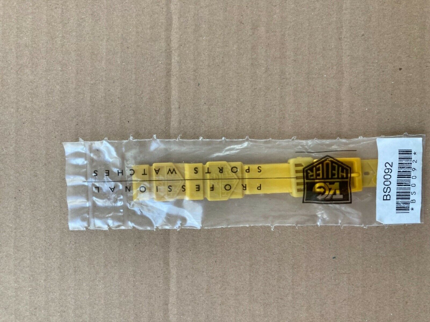 TAG Heuer Formula 1 One F1 BS0092 Yellow Plastic Strap 15mm - Genuine OEM