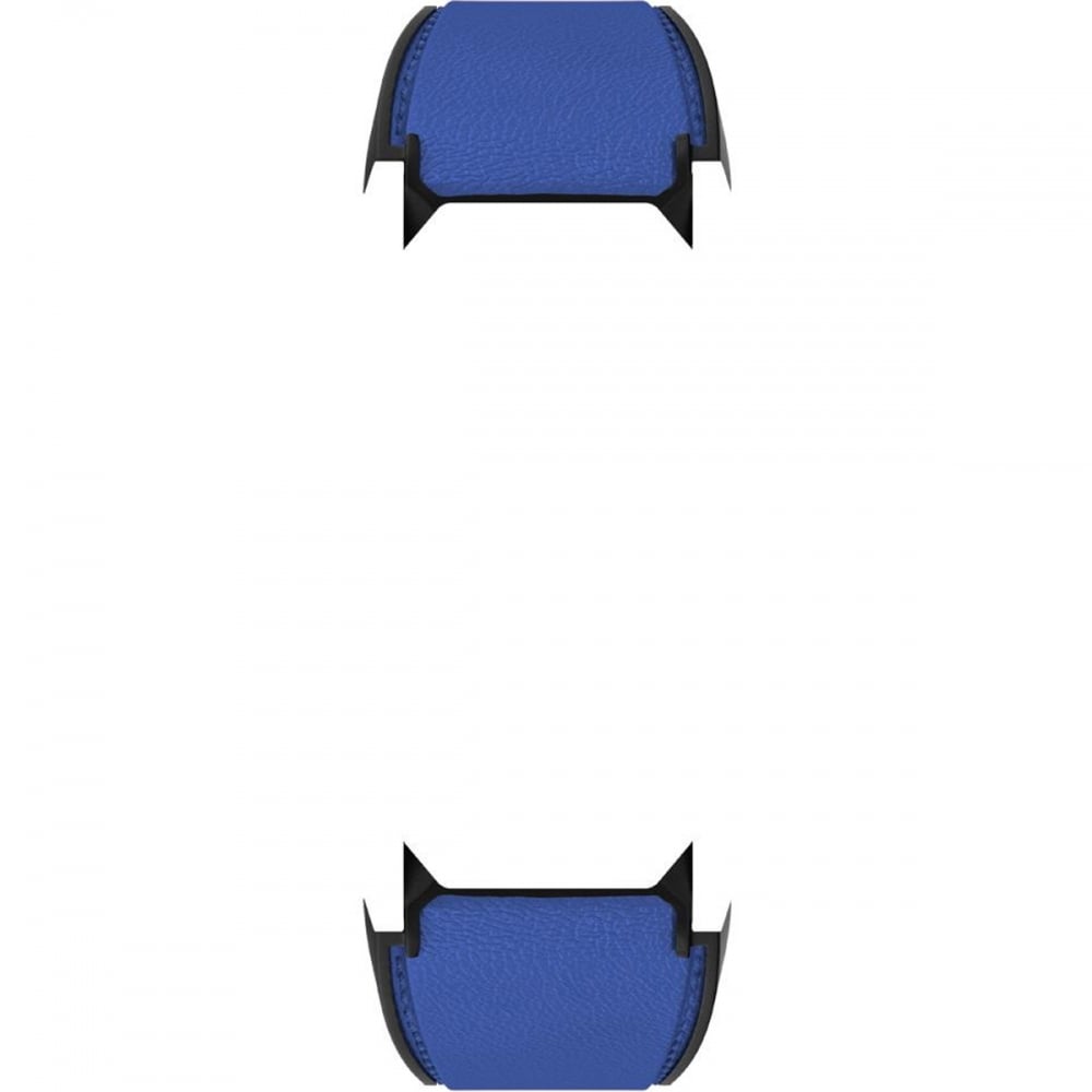 TAG Heuer Connected 41 BT0735 Black Rubber/Blue Leather Strap with Buckle 20mm - Genuine OEM