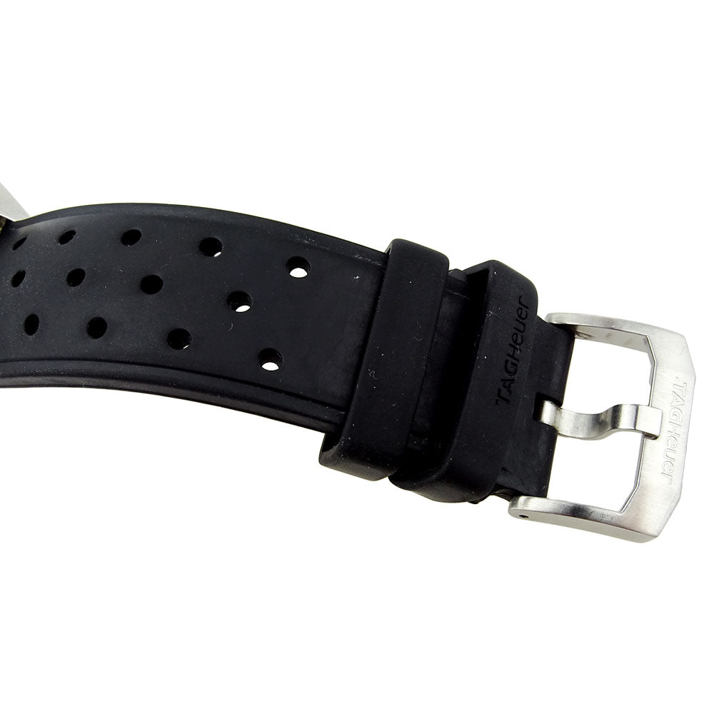 TAG Heuer Formula 1 BT0724 Black Rubber Strap 21.5mm - Genuine OEM