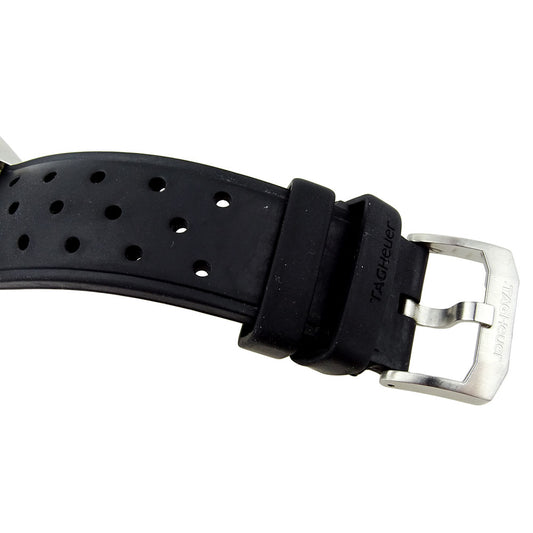 TAG Heuer Formula 1 BT0724 Black Rubber Strap 21.5mm - Genuine OEM