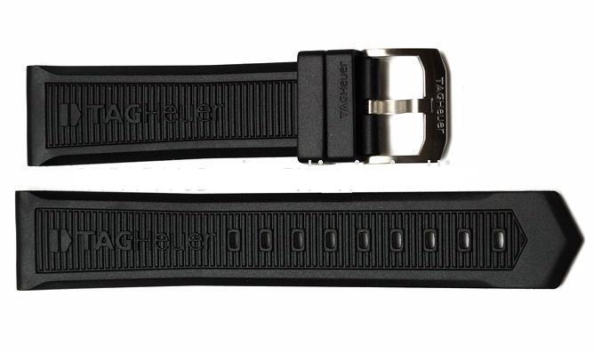 TAG Heuer Formula 1 BT0717 Black Rubber Strap 22mm - Genuine OEM