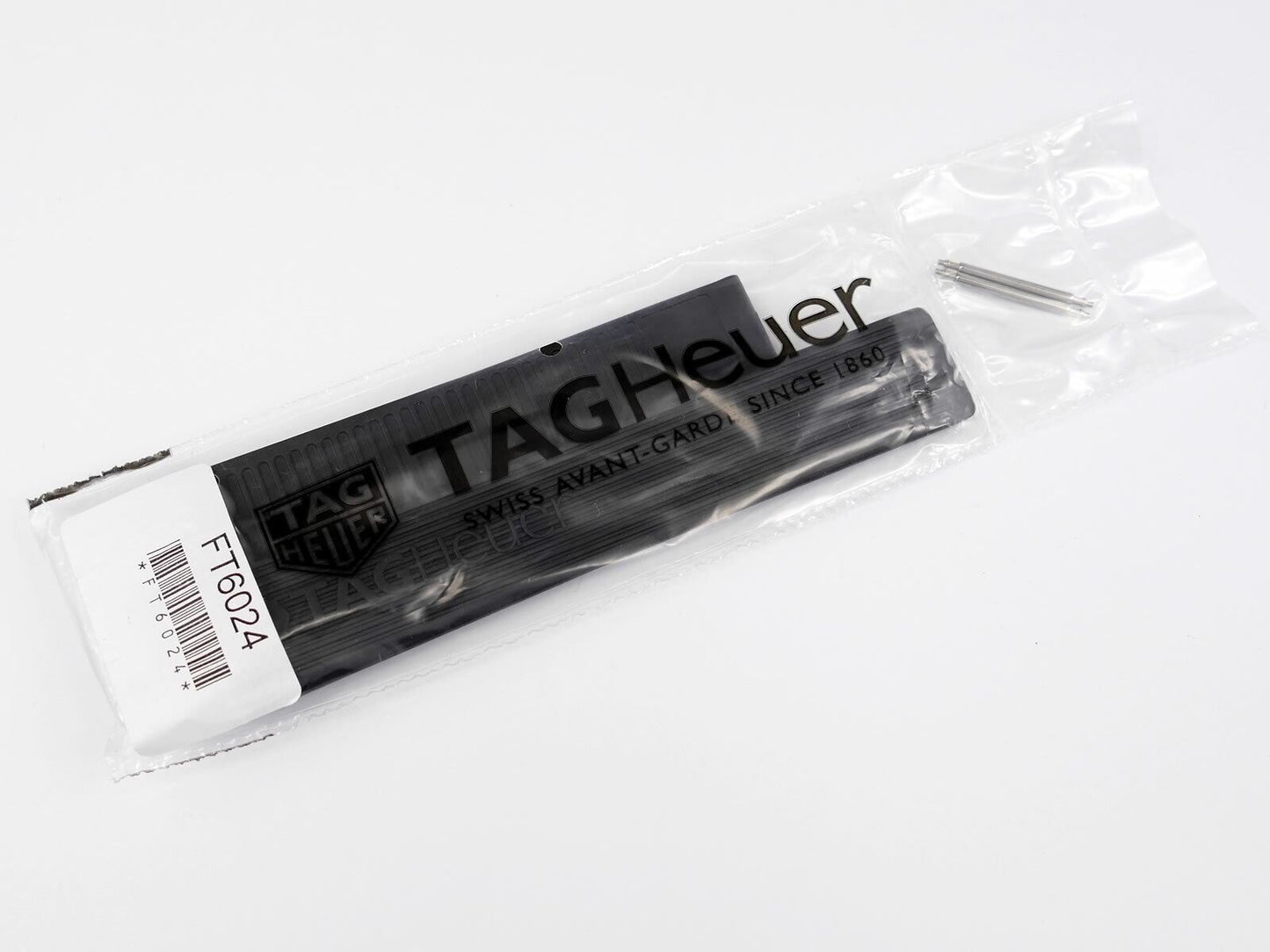 TAG Heuer Formula 1 BT6036 FT6024 Black Rubber Strap - Genuine OEM