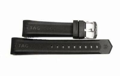 TAG Heuer BT0712 Aquaracer Black Rubber Strap 21mm - Genuine OEM