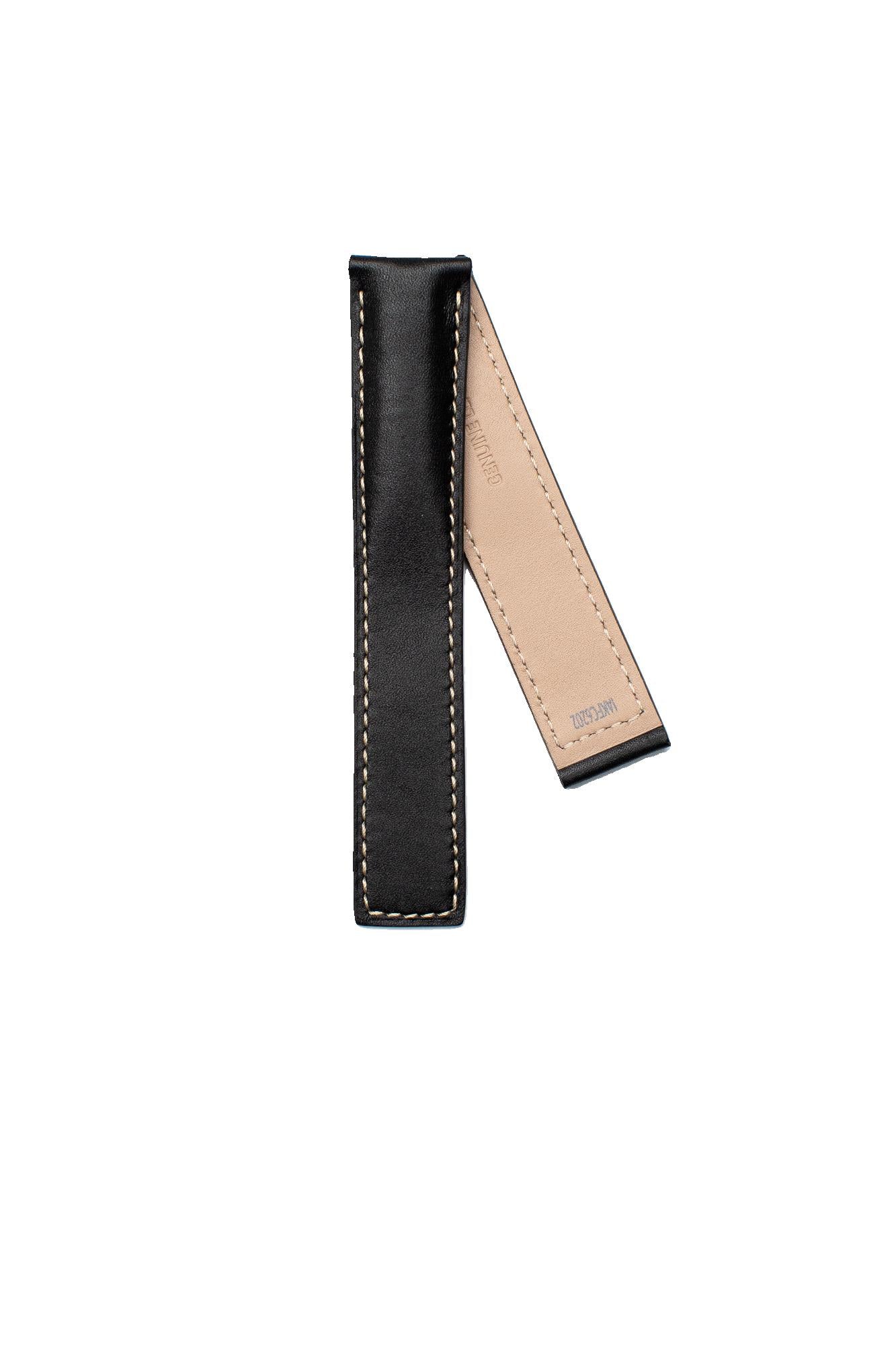 TAG Heuer Carrera FC6202 WV211B-0 Black Leather Calfskin Strap 19mm - Genuine OEM