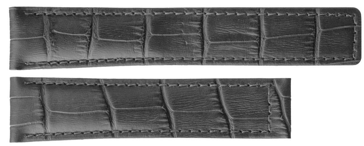 TAG Heuer Carrera WAR2012 FC6326 Grey Alligator Leather Strap 20mm - Genuine OEM