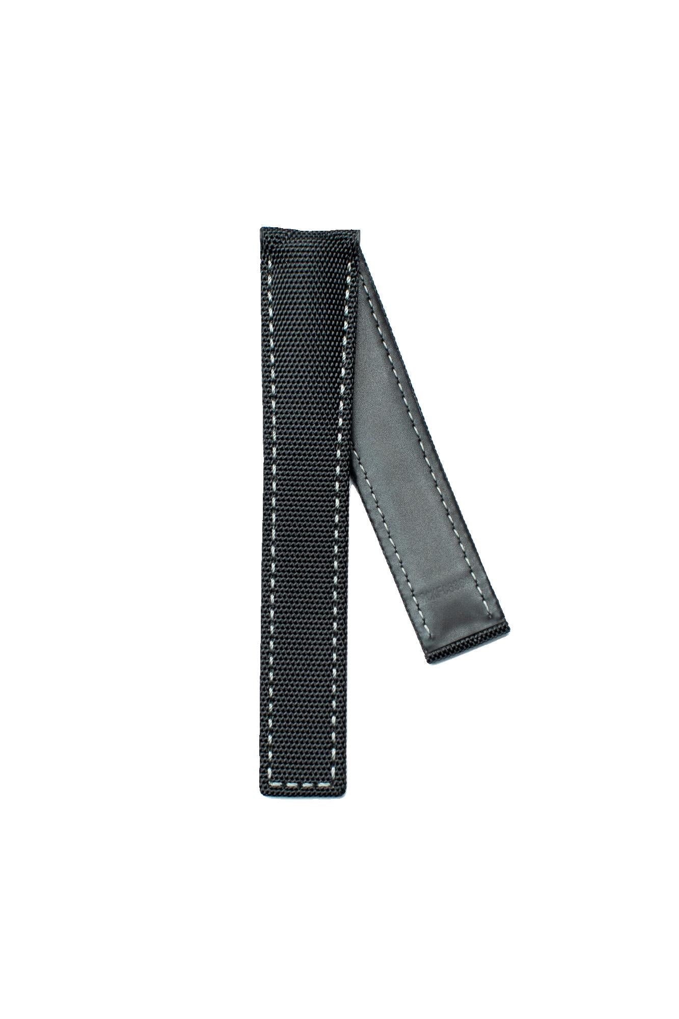 TAG Heuer Aquaracer Premium FC6364 WAY218B Black with grey stitching Nylon Strap 20.5mm - Genuine OEM