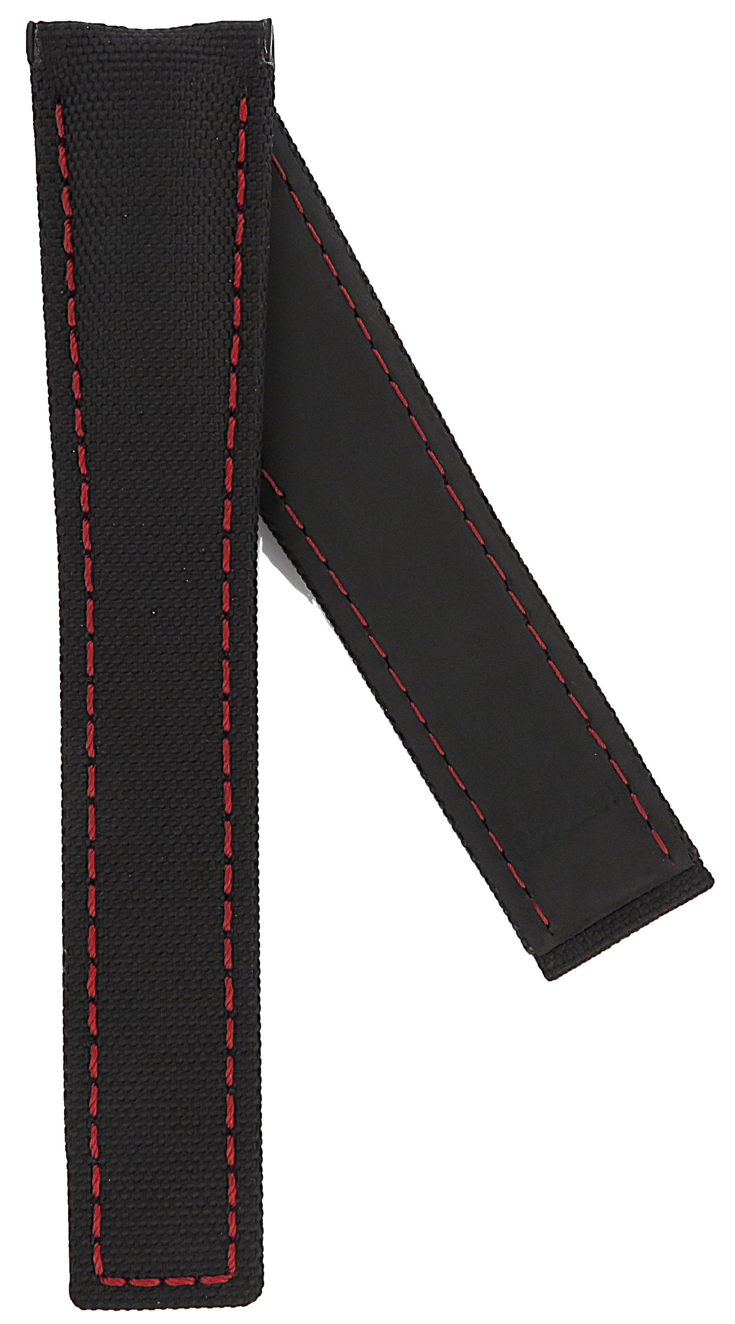 TAG Heuer Aquaracer Premium FC6381 WAY208A Black with red stitching Nylon Strap 21.5mm - Genuine OEM