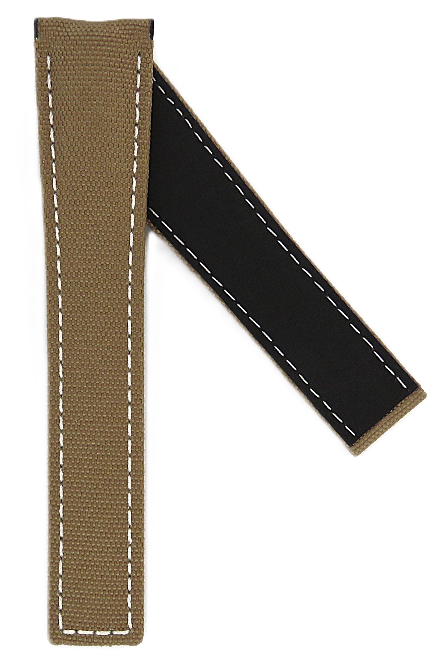 TAG Heuer Aquaracer Premium FC6383 WAY208C Sandy with white stitching Nylon Strap 21.5mm - Genuine OEM