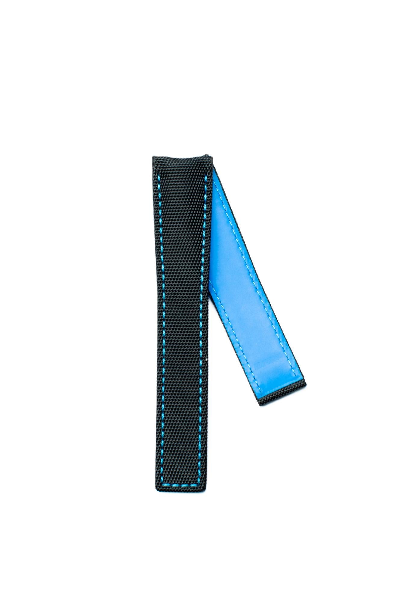 TAG Heuer Aquaracer Premium FC6395 WAY201C Black with blue stitching Nylon Strap 21.5mm - Genuine OEM
