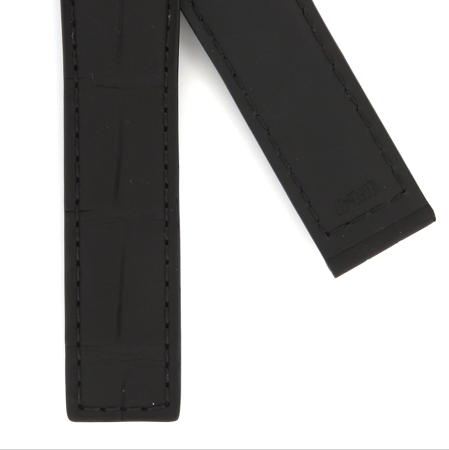 TAG Heuer Monaco CAW2190 FC6437 Black Alligator Leather Strap 22mm - Genuine OEM