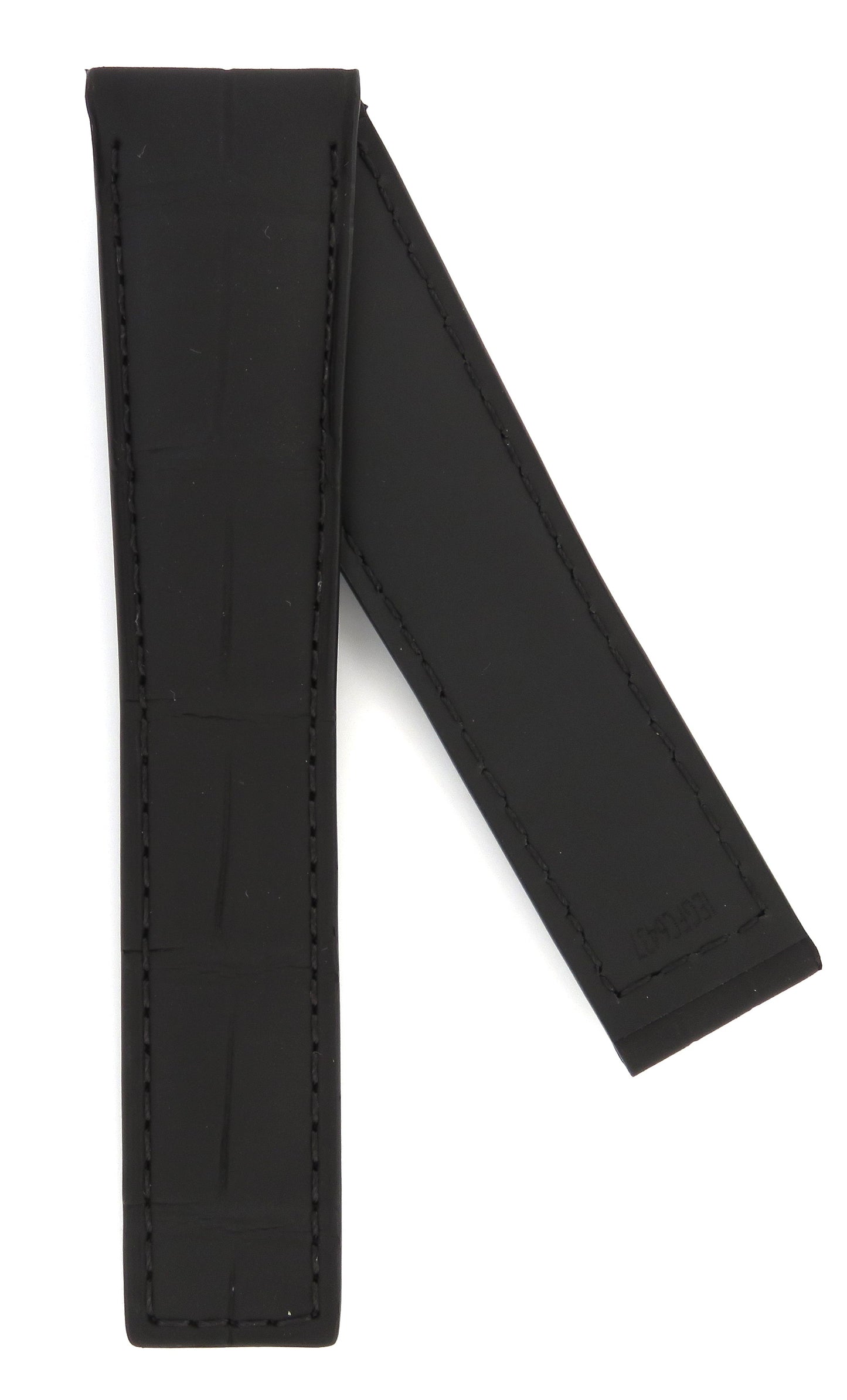 TAG Heuer Monaco CAW2190 FC6437 Black Alligator Leather Strap 22mm - Genuine OEM