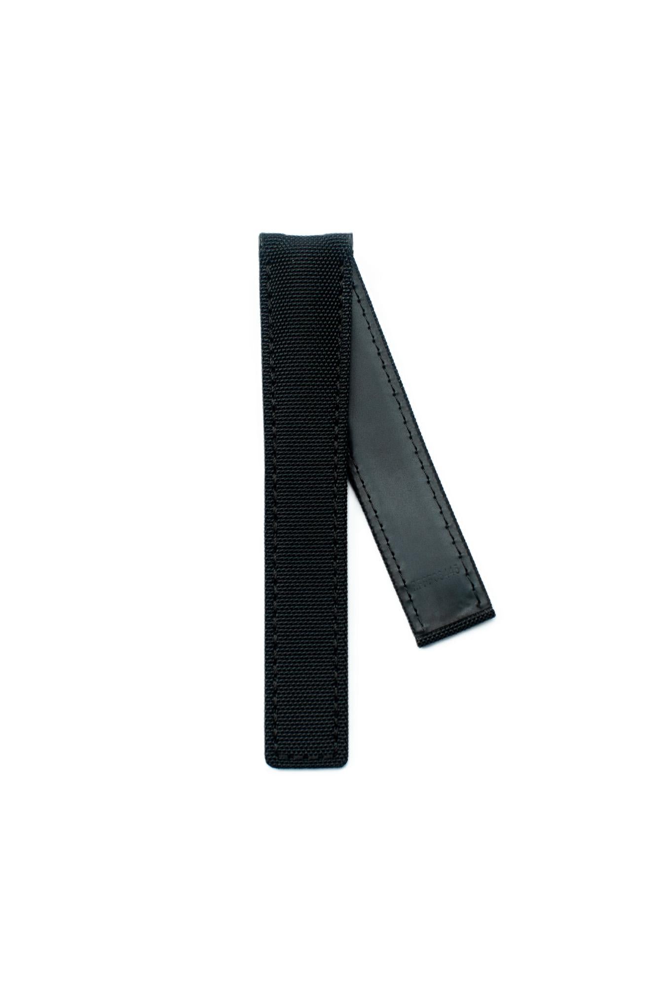 TAG Heuer Aquaracer Premium FC6445 WBD218A-0 Black with black stitching Nylon Strap 20.5mm - Genuine OEM