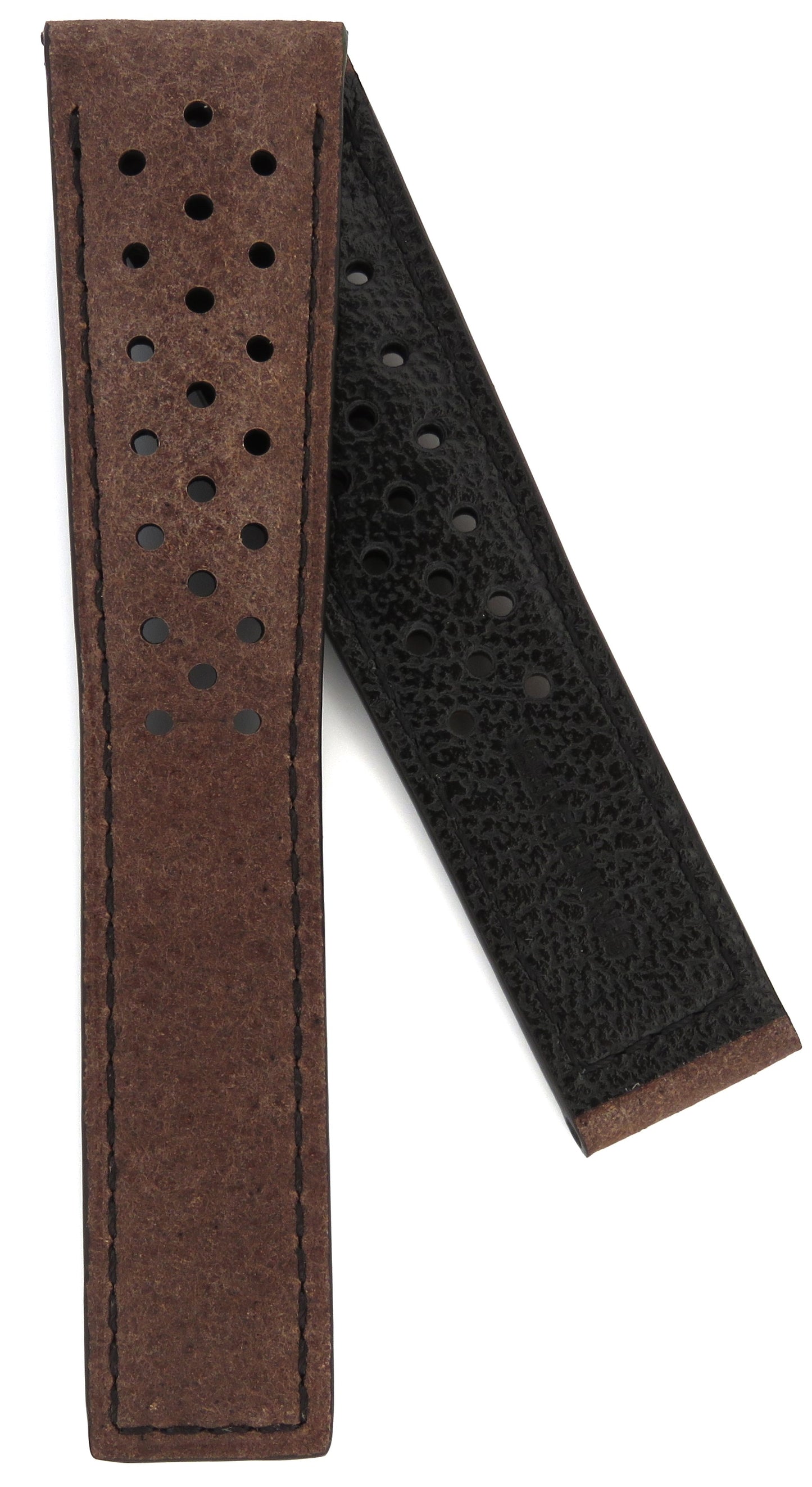 TAG Heuer Monaco FC6465 CAW211U Chestnut with holes Calfskin Strap 22mm - Genuine OEM