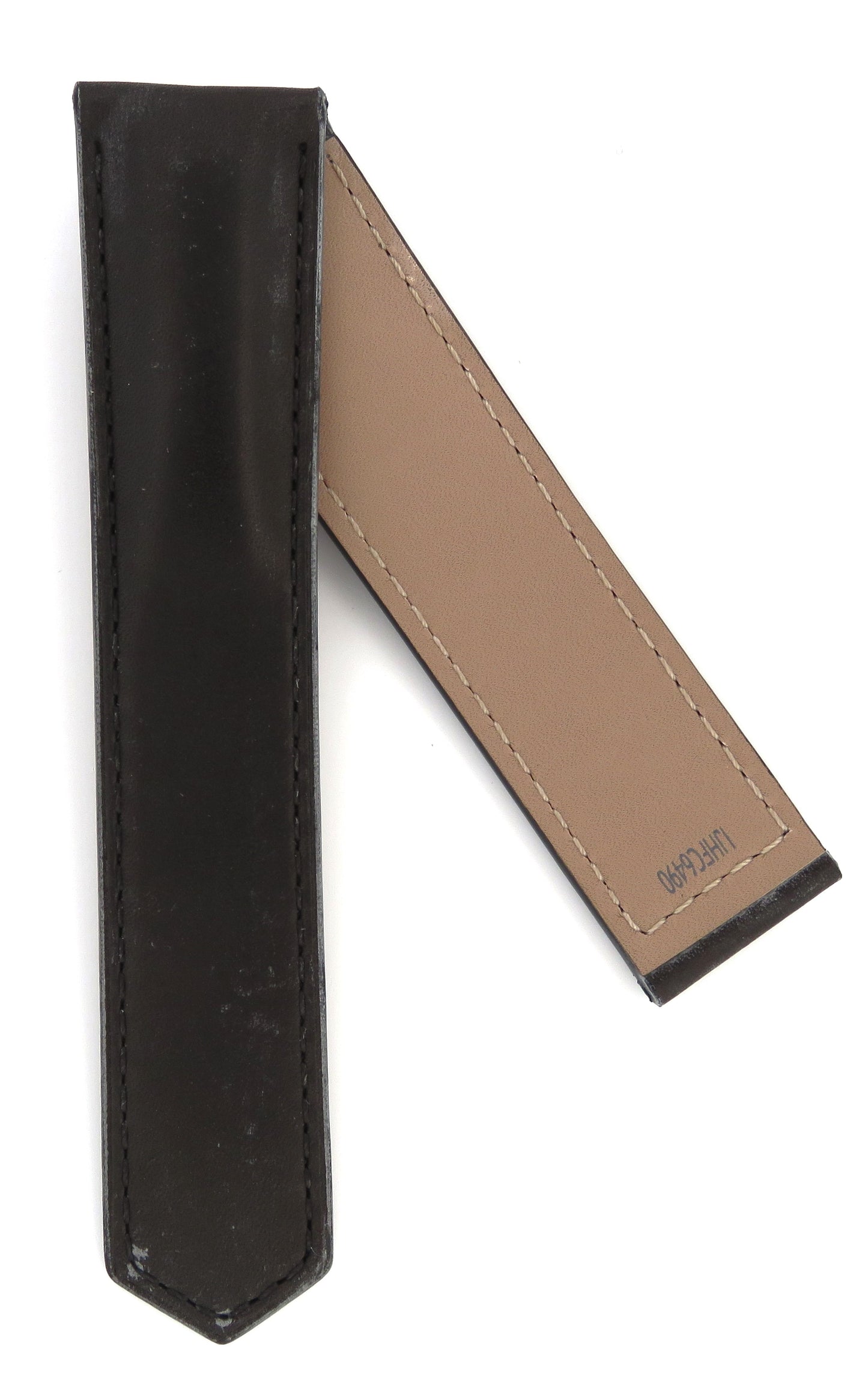 TAG Heuer Carrera CBN2A5A FC6490 Black calfskin Strap 22mm - Genuine OEM