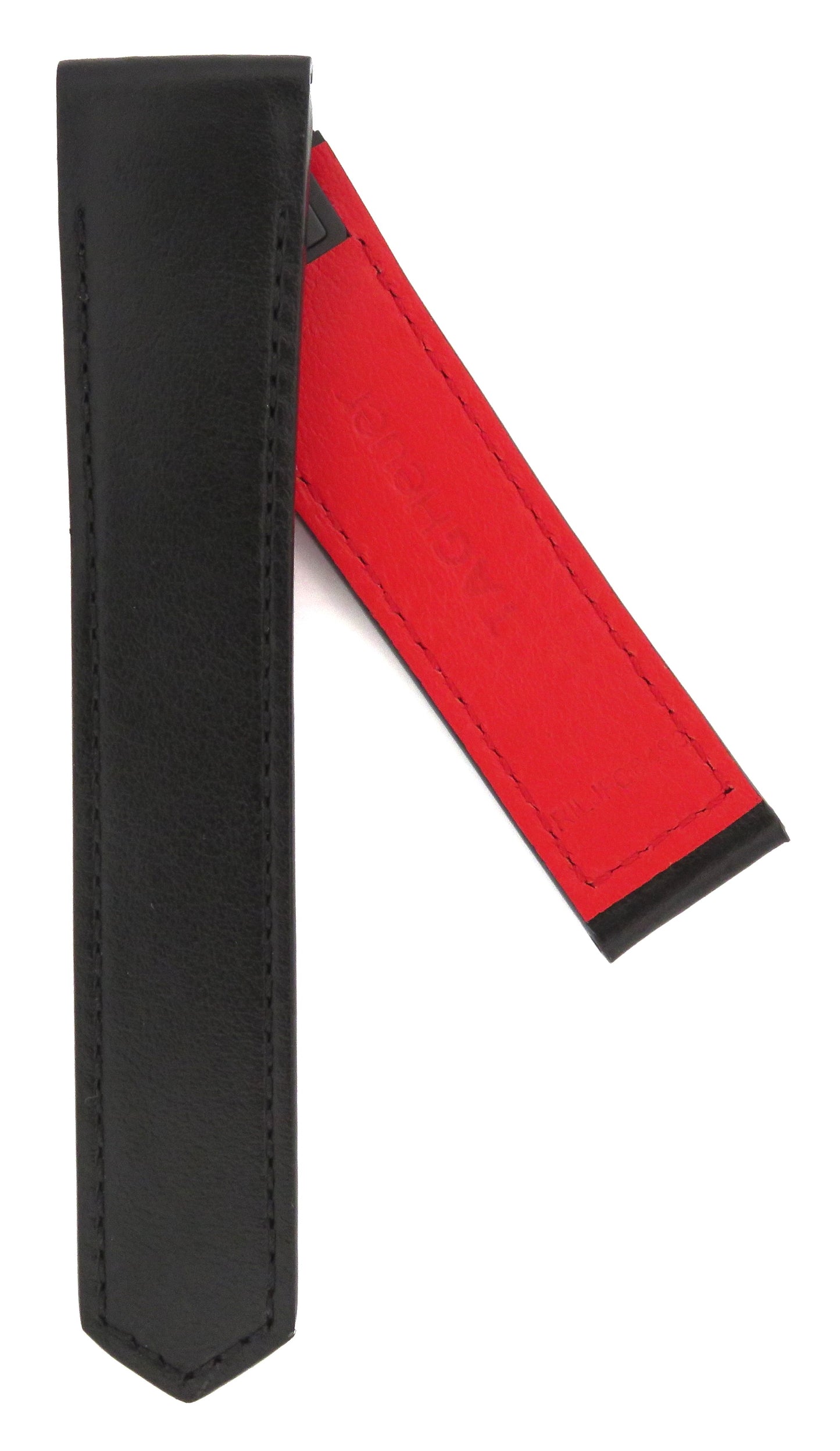 TAG Heuer Connected FC6499 SBR8010 Black Calfskin Strap 21.09mm - Genuine OEM
