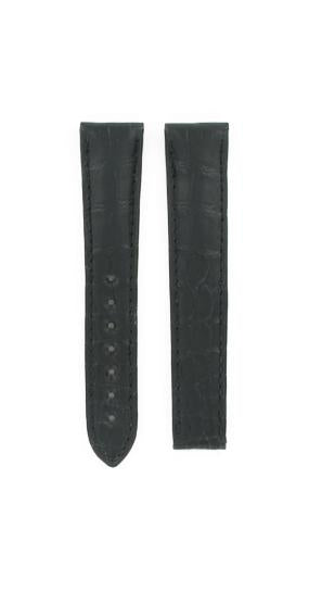 OMEGA Seamaster Aqua Terra 231.13.39.21.01.001 Black Alligator TEC Leather Strap 19mm Ref 98000339, 7612882893170 – Genuine OEM