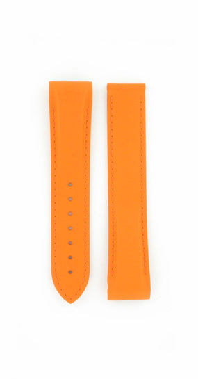 OMEGA Seamaster Planet Ocean 232.32.42.21.01.001 Matt Orange Rubber Strap 20mm Ref 98000378, 7612882919054 – Genuine OEM