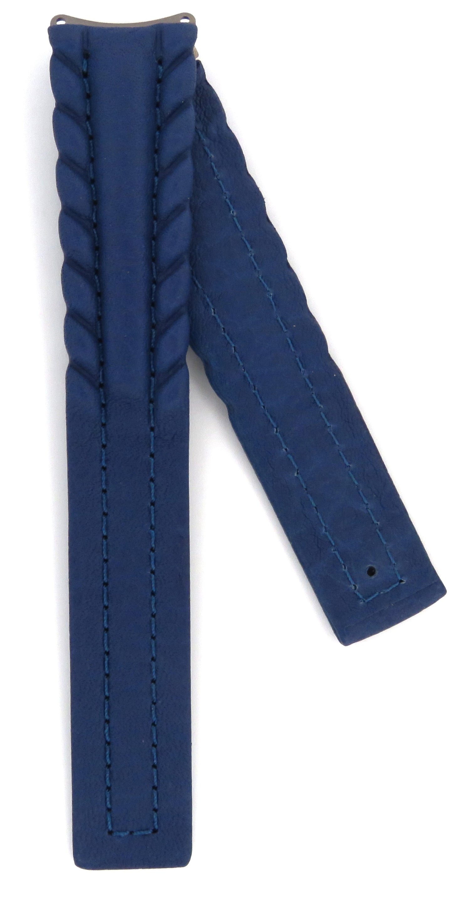 TAG Heuer 6000 FC6042 WH1111 Dark Blue Calfskin Strap - Genuine OEM