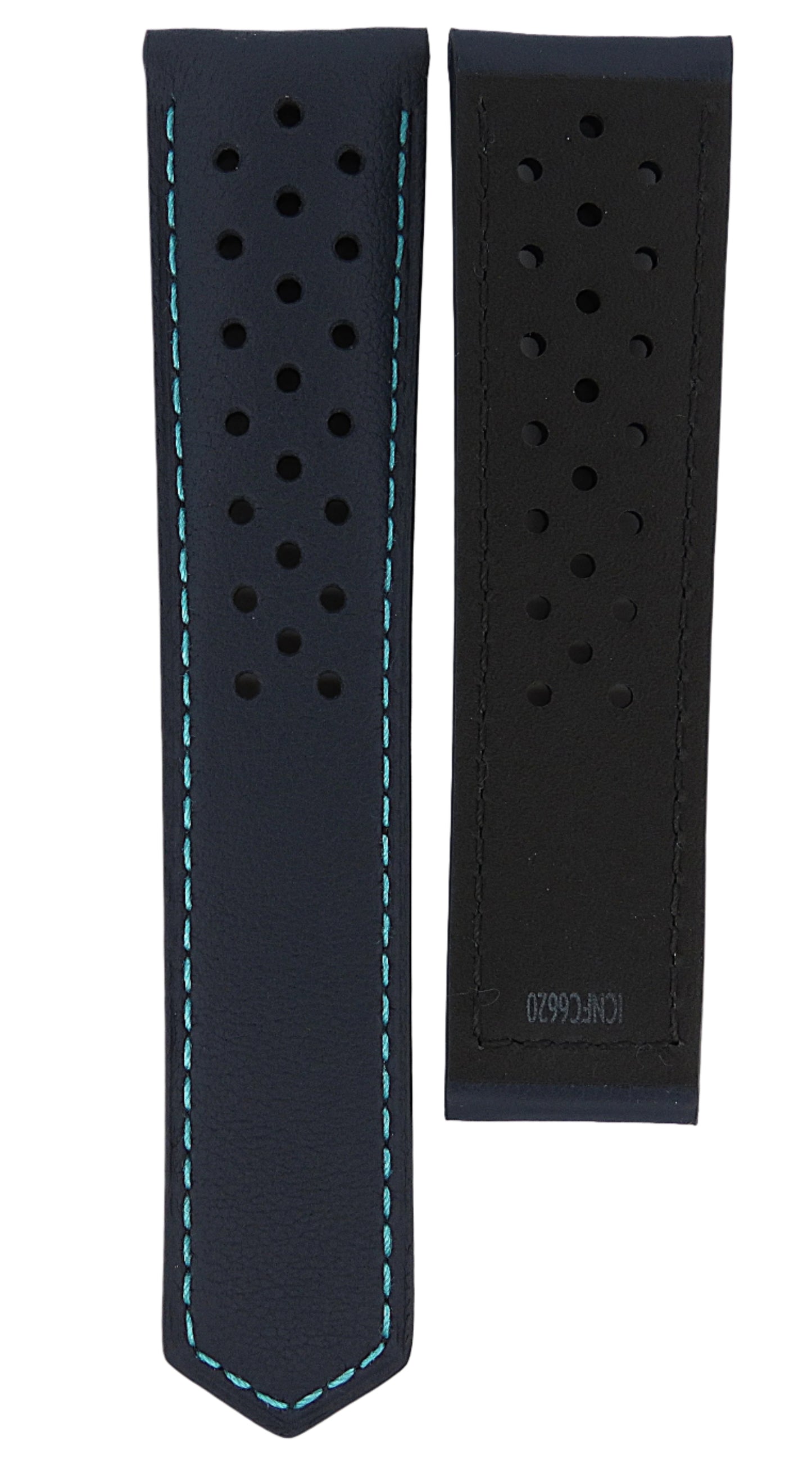 TAG Heuer Carrera FC6620 CBN201N Blue Calfskin Strap 22mm - Genuine OEM