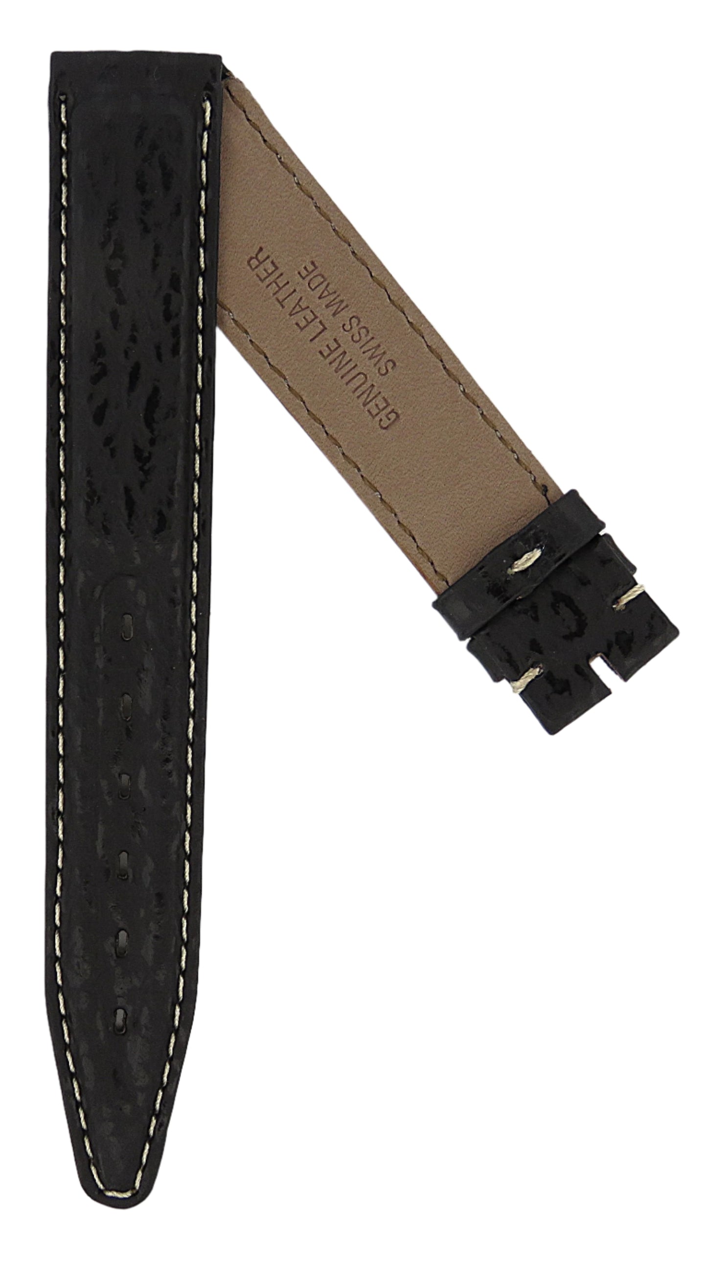 TAG Heuer 4000 FC8029 WF1210 Black Sharkskin Strap 17mm - Genuine OEM