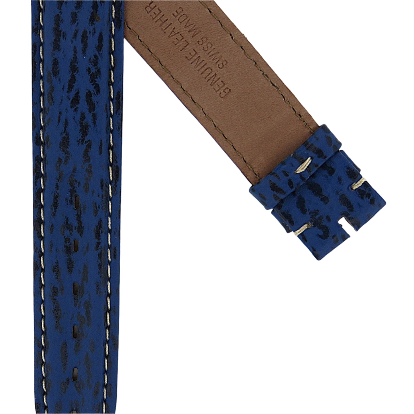 TAG Heuer 4000 FC8032 WF1210 Blue Sharkskin Strap 17mm - Genuine OEM