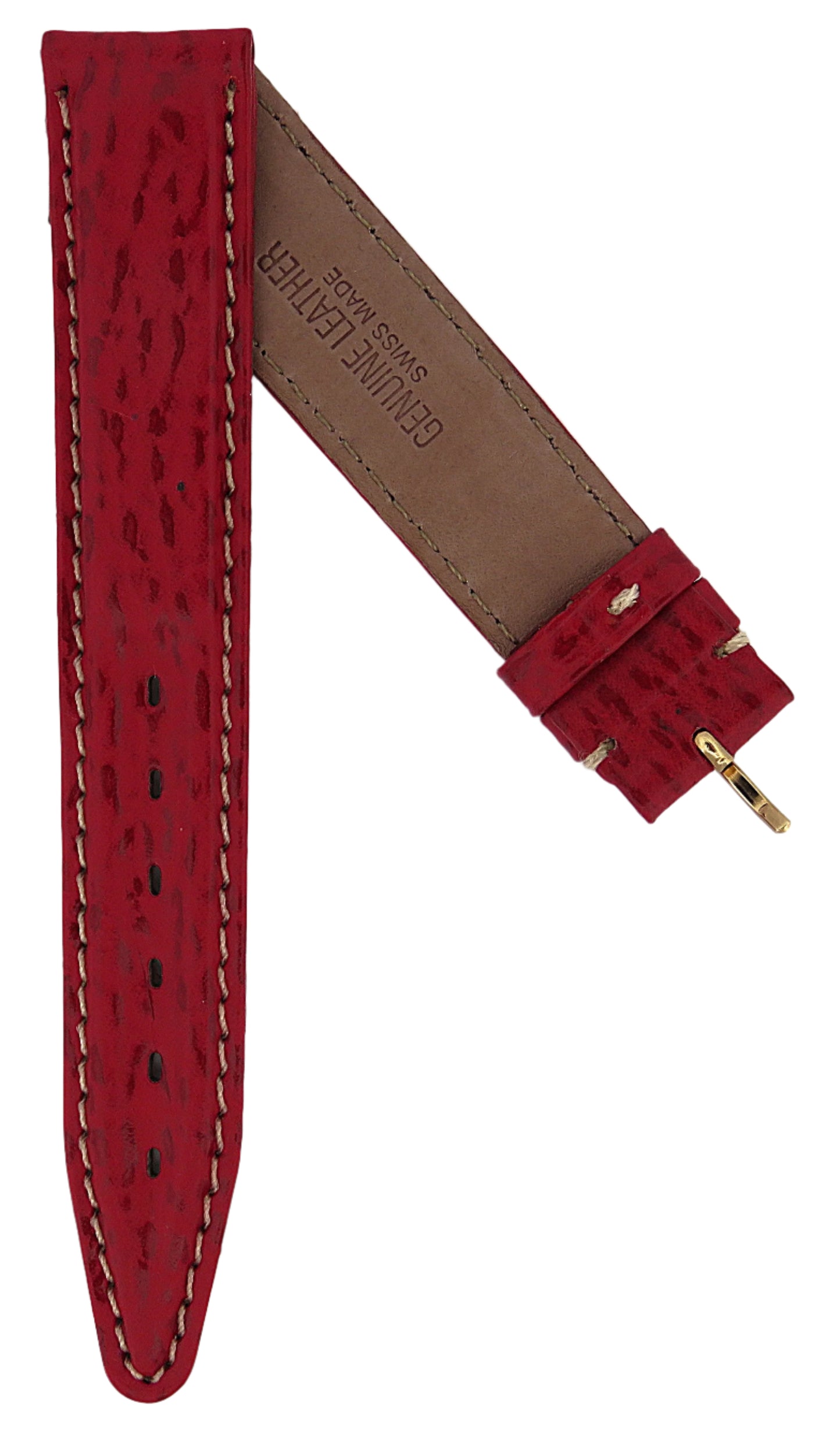TAG Heuer 4000 FC8034 WF1210 Red Sharkskin Strap 17mm - Genuine OEM