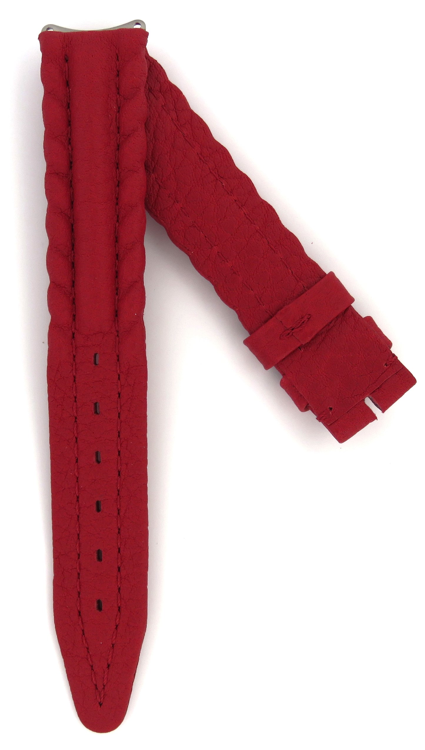 TAG Heuer 6000 FC8059 WH1211 Red Calfskin Strap 18mm - Genuine OEM