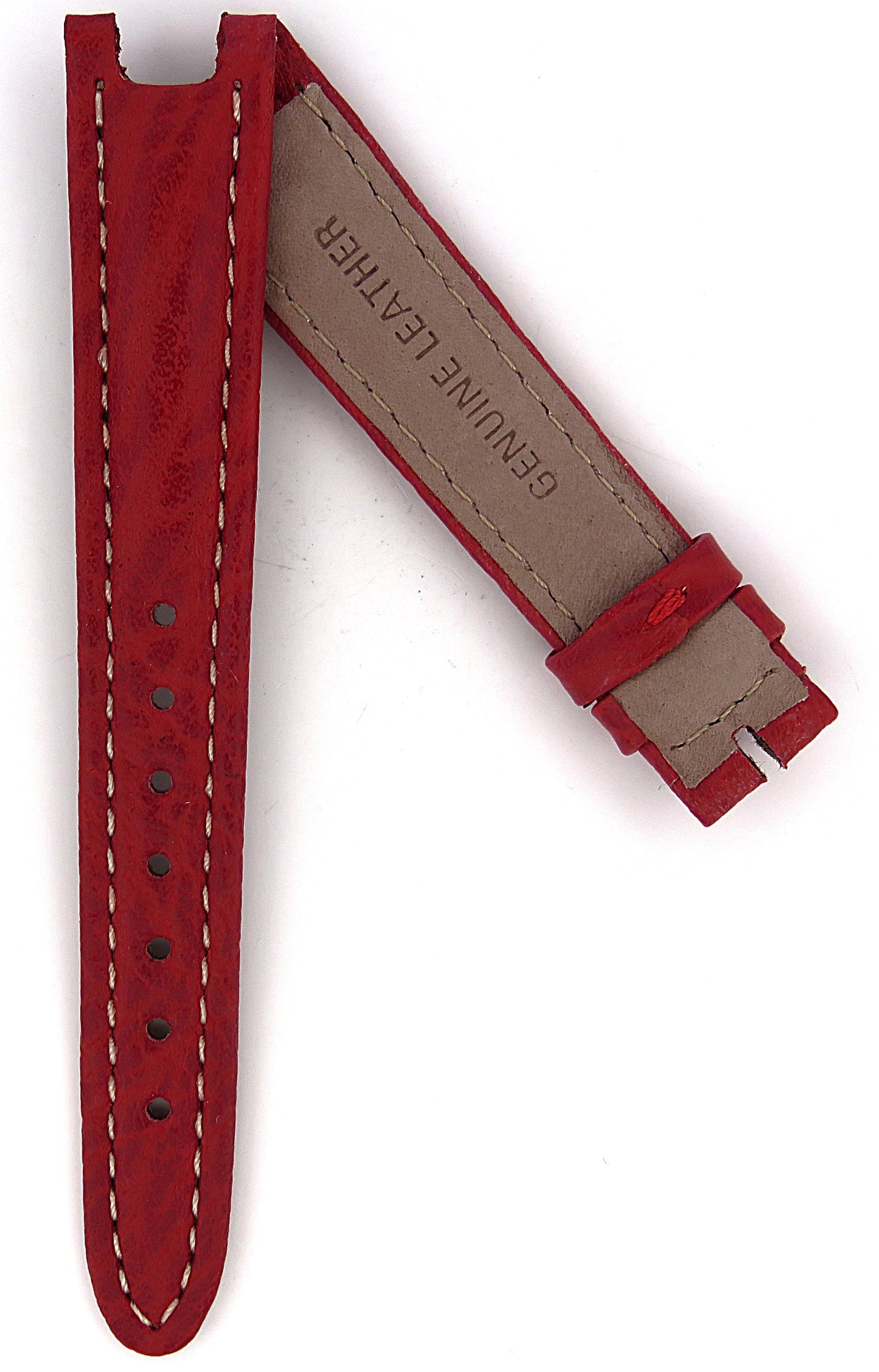TAG Heuer S/EL FC8111 WG1312-0 Red Calfskin Strap 7.5mm - Genuine OEM