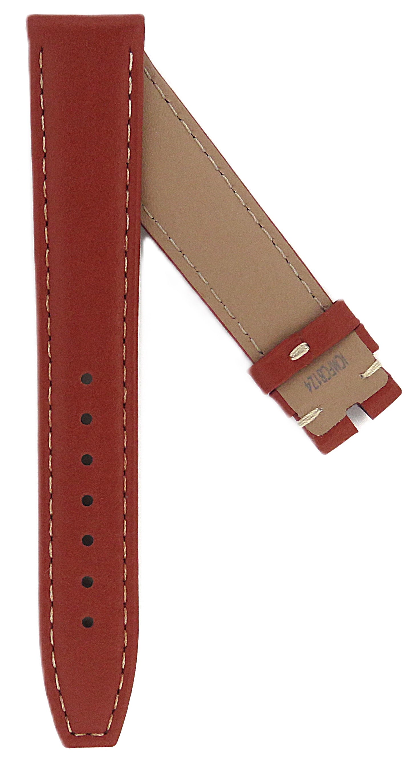 TAG Heuer Carrera FC8124 CS3110 Brown Calfskin Strap 18mm - Genuine OEM