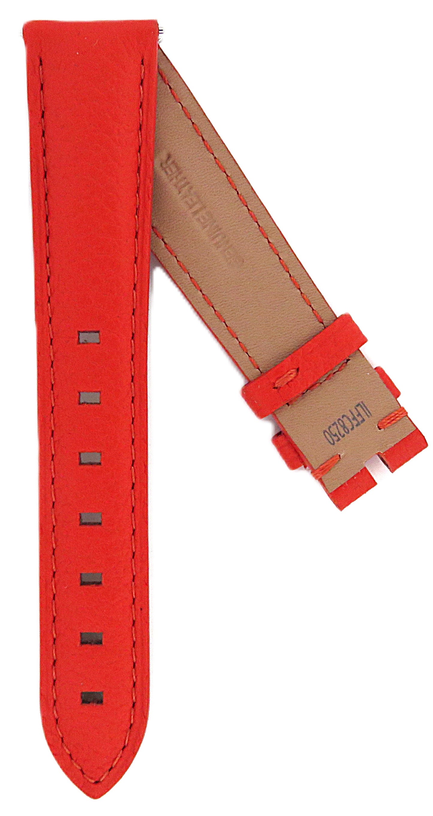 TAG Heuer Formula 1 FC8250 WBJ1312 Orange Calfskin Strap 17.5mm - Genuine OEM