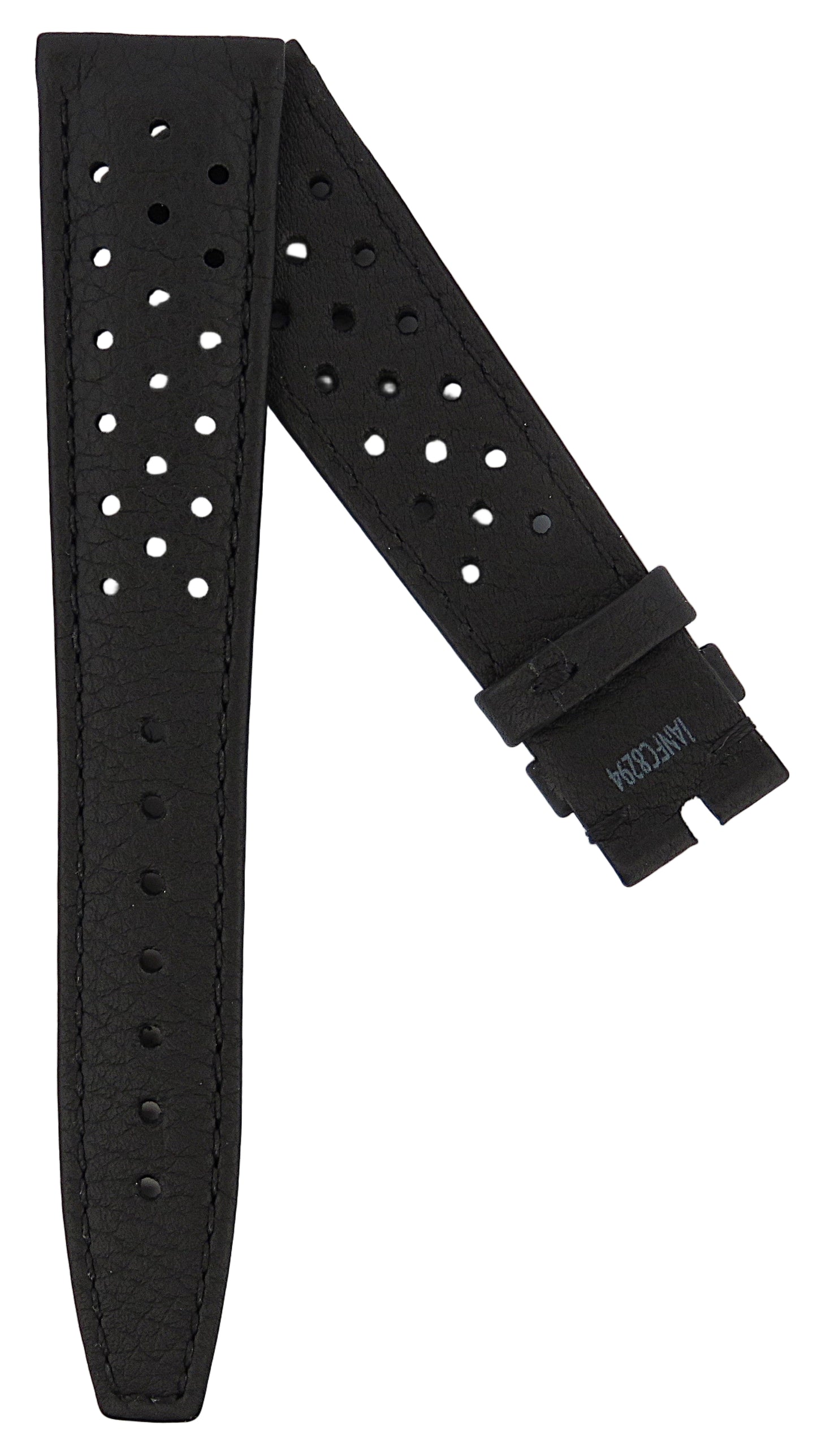 TAG Heuer Vintage Autavia FC8294 Black with Small Holes Calfskin Strap 20mm - Genuine OEM