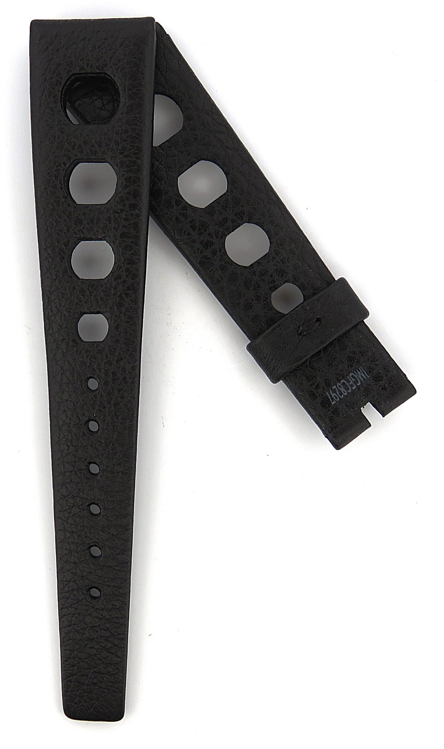 TAG Heuer Vintage Autavia FC8297 Black with Large Holes Calfskin Strap 20mm - Genuine OEM
