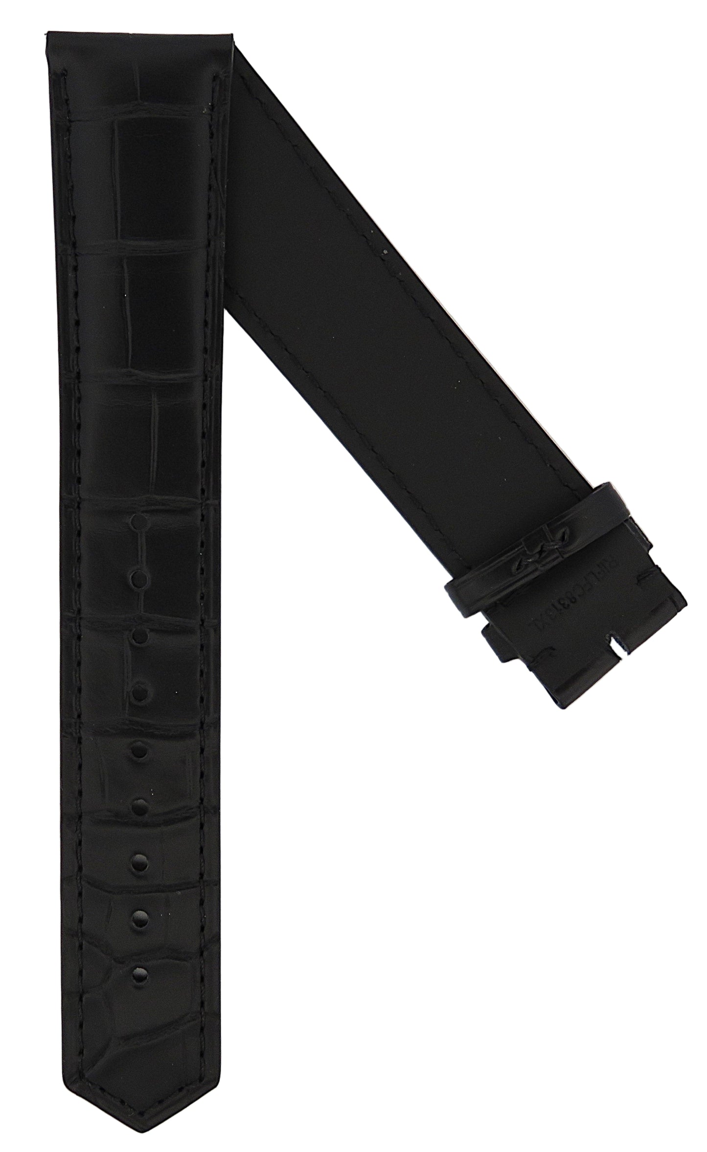 TAG Heuer Carrera FC8313XL CBN2044 Black Alligator Extra Long Strap 22mm - Genuine OEM
