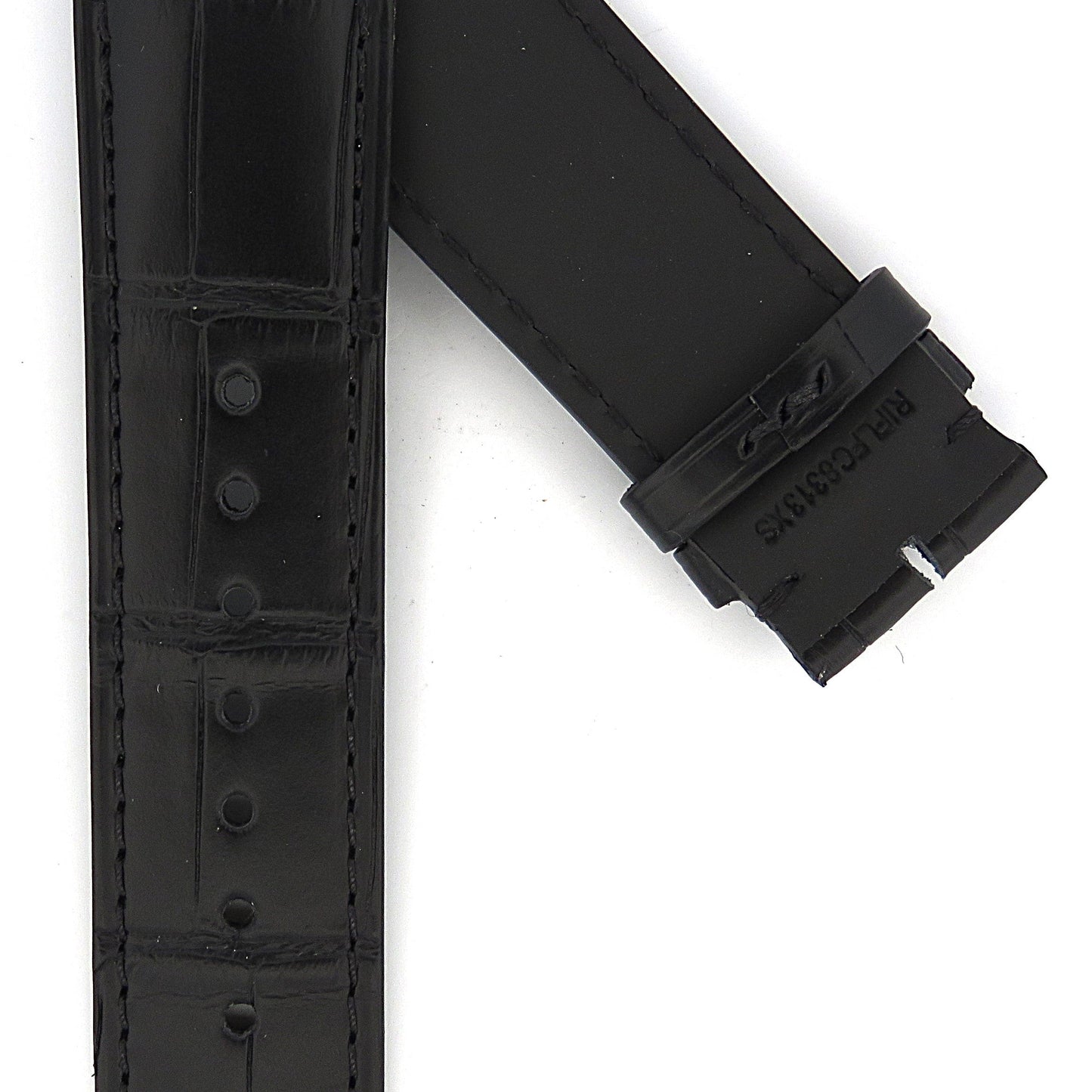 TAG Heuer Carrera FC8313XS CBN2044 Black Alligator Extra Short Strap 22mm - Genuine OEM