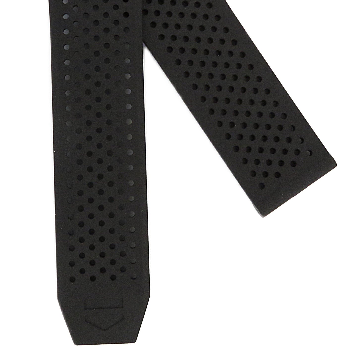 TAG Heuer Carrera FT6228 CBN2A1AA Black Rubber Strap 22mm - Genuine OEM
