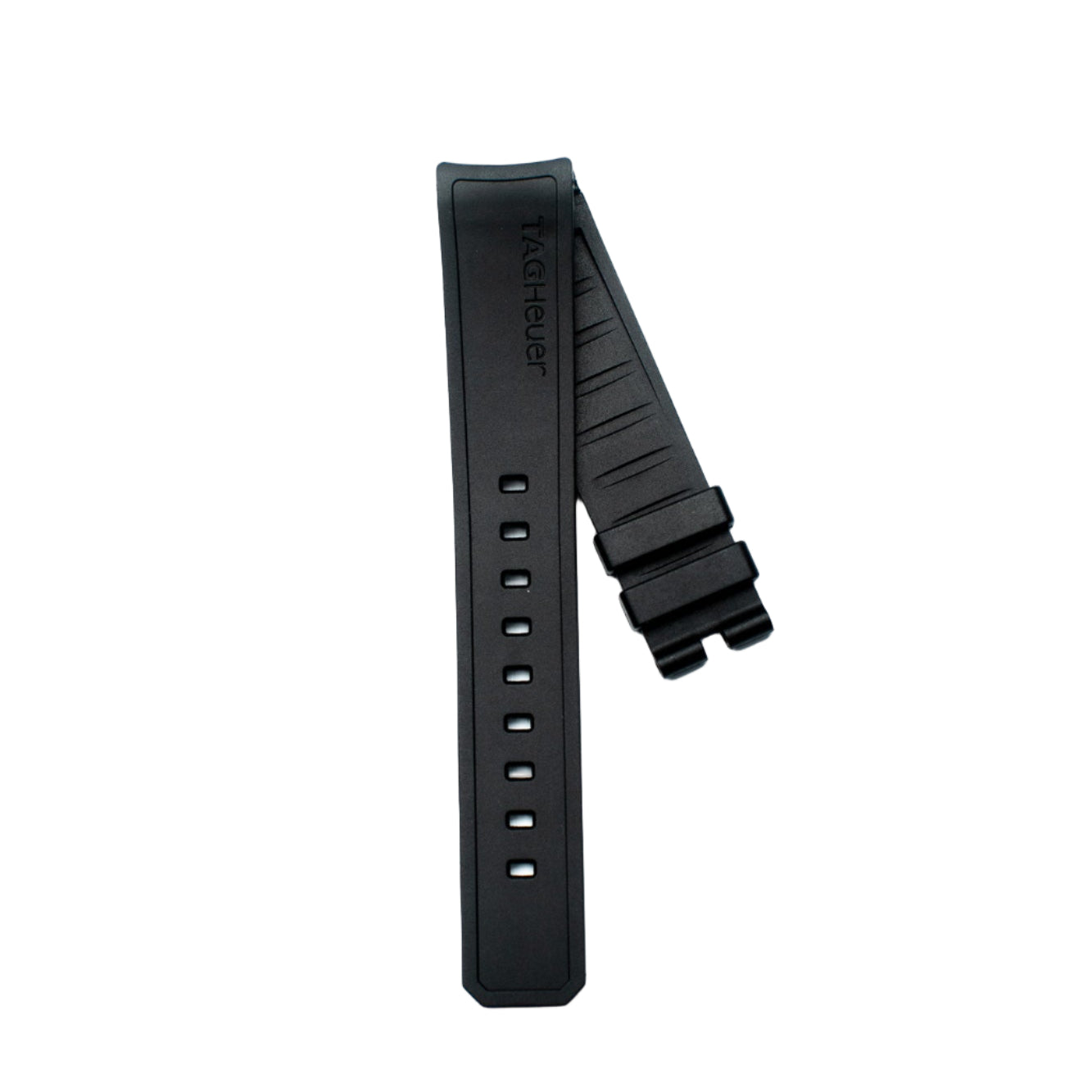TAG Heuer Aquaracer FT8009 WAF1110 Black Rubber Strap 20mm - Genuine OEM