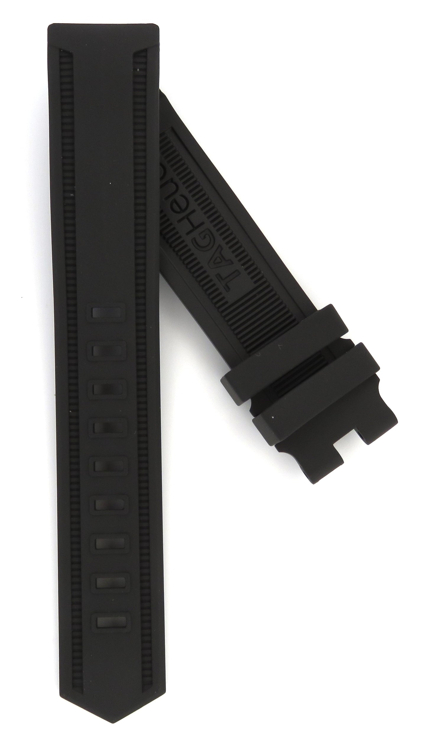 TAG Heuer Aquaracer FT8020 WAK2110 Black Rubber Strap 20mm - Genuine OEM