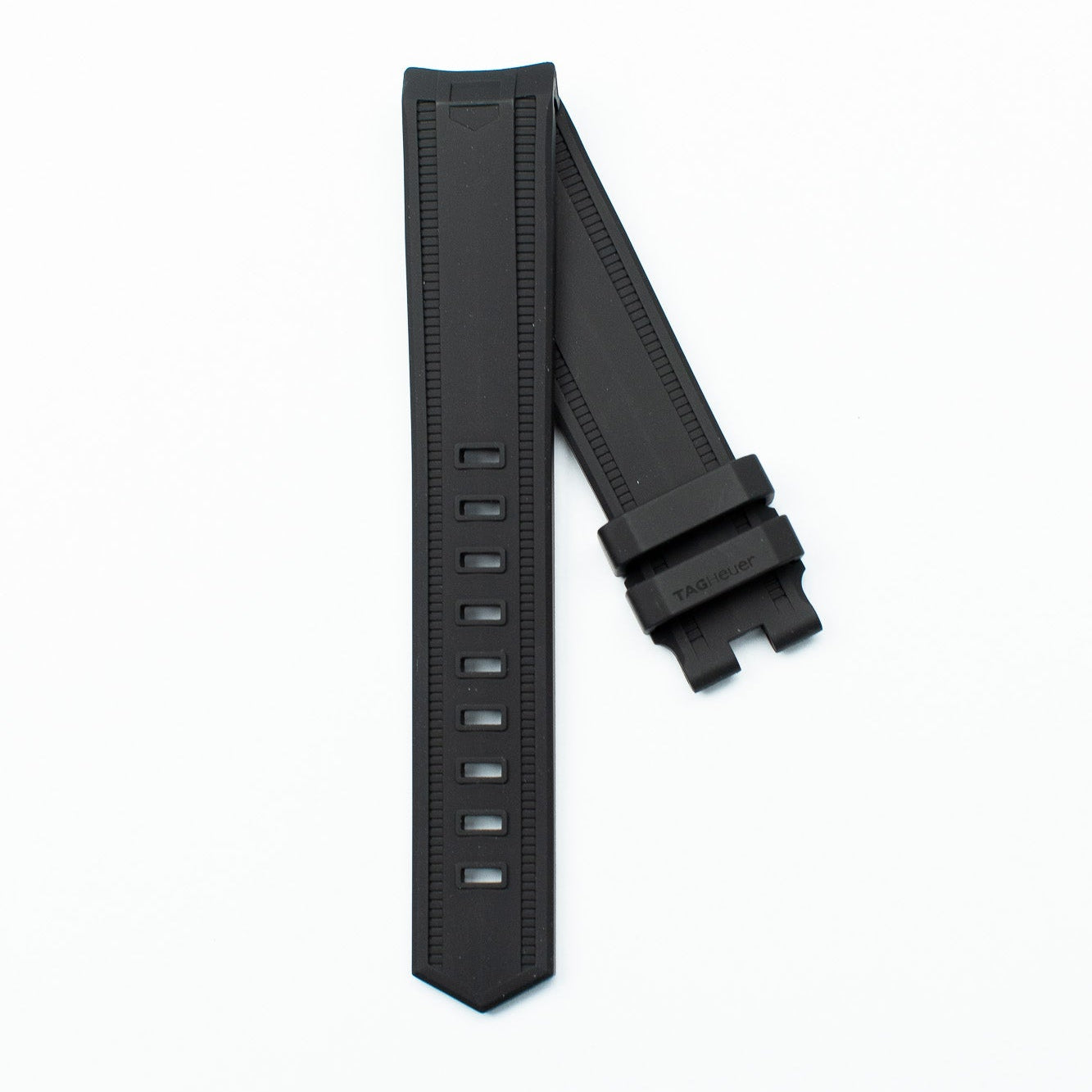 TAG Heuer Aquaracer Premium FT8021 WAY1110 Black Rubber Strap 20.5mm - Genuine OEM