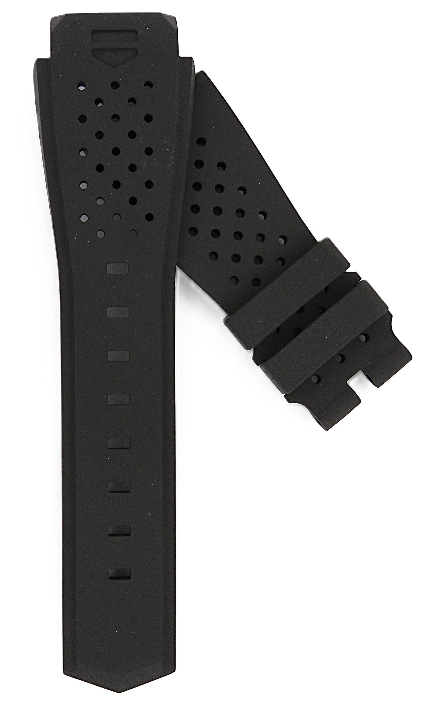 TAG Heuer Connected Modular 41 FT8031 SBF818000 Black Rubber Strap 20mm - Genuine OEM