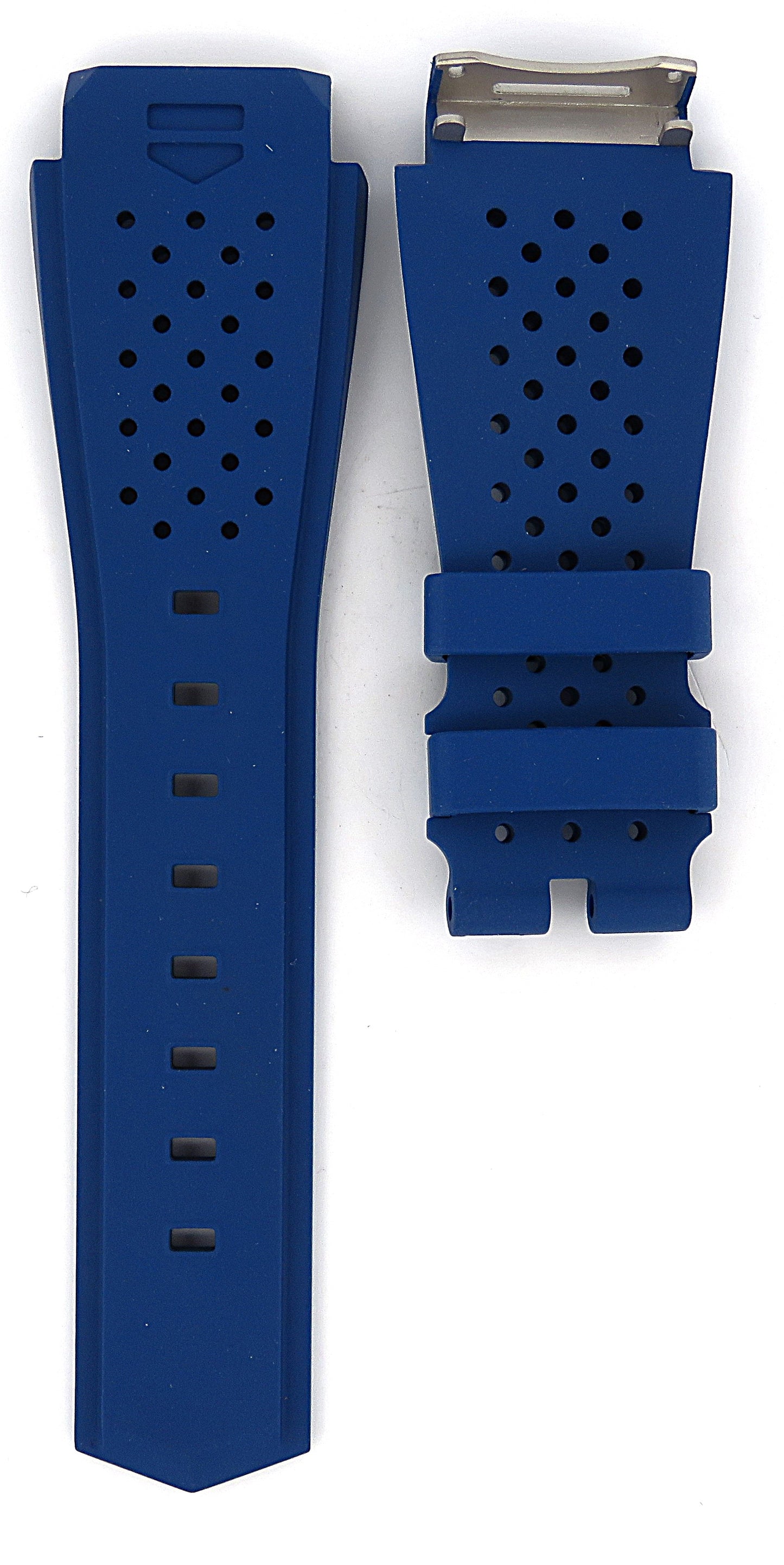 TAG Heuer Connected Modular 41 FT8034 SBF818000 Blue Rubber Strap 20mm - Genuine OEM